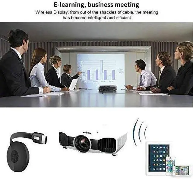 Alt view image 3 of 3 - Wireless HD Display Adapter 1080P WiFi Screen Mirroring Streaming Projection Dongle for iPhone iPad Android Smartphone Tablet Windows to HDTV/Monitor/Projector