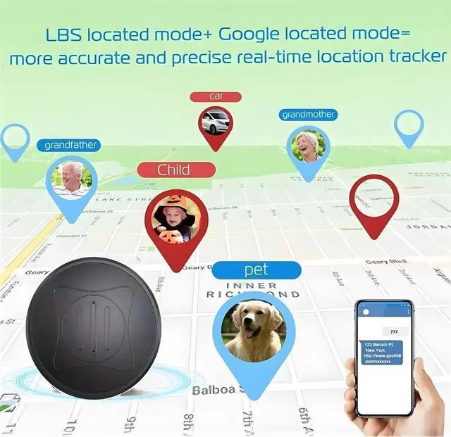 Alt view image 2 of 7 - Vehicle GPS Tracker No Subscription - Vehicle Mini Tracker Device Magnetic Real Time GPS Tracking Device No Monthly Fee Car Kids Truck GPS Tracker