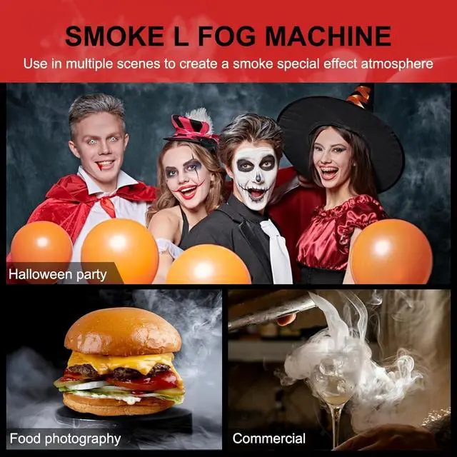 Alt view image 4 of 5 - Portable Mini Smoke Machine, 3 Adjustable Modes, Handheld Smoke Machine with Remote Control Atomizer for TikTok Live Streaming, Youtube Short Videos, Photography and Parties, Model Smoke L