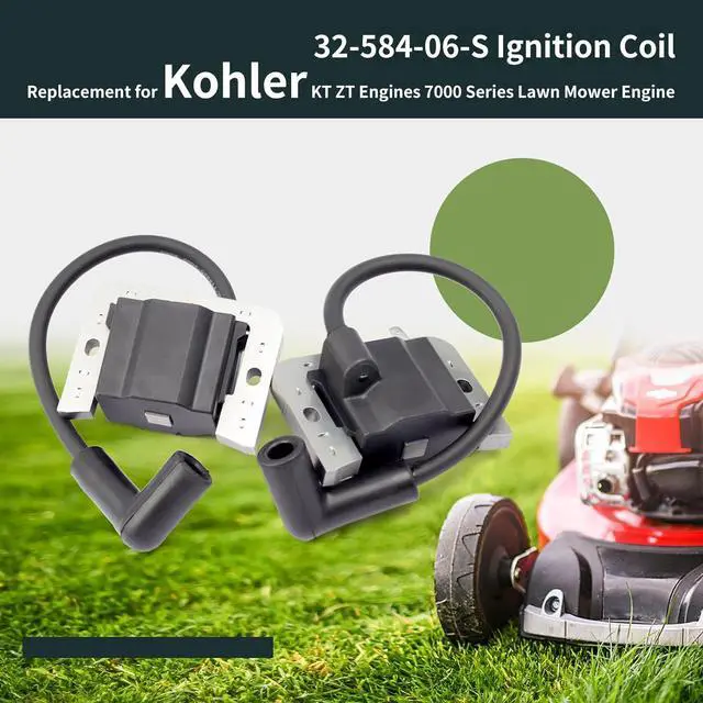 Alt view image 6 of 7 - 32-584-06-S Ignition Coil Module 2 Pack Compatible with Kohler KT ZT Engines 7000 Series Mowers KT610 KT715 KT740 ZT720 ZT730 Replacement 3258406-S 32 584 06-S 3258406 3258406S 32 584 06 S
