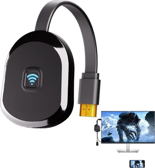 Main image of 4K Wireless HDMI Display Adapter for APP YouTube TV Adapter for i-Phone, i-Pad, Android, Tablet, Laptop, HDTV Window/Monitor/Projector, Compatible with Miracast, AirPlay, DLNA