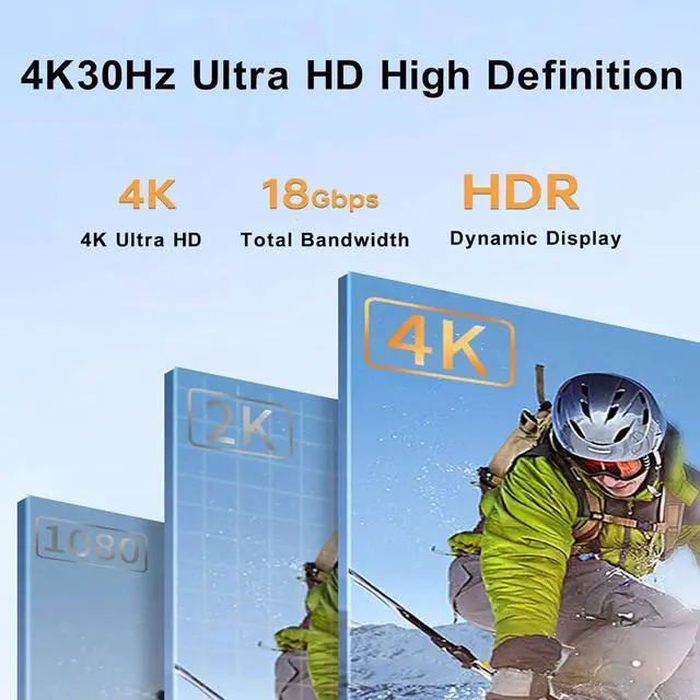 Alt view image 2 of 7 - Wireless HDMI Display Dongle Adapter, Wireless Transmitter, Streaming Video/Audio/File HDMI Wireless Extender from Laptop, PC, Smartphone to HDTV Projector Displays