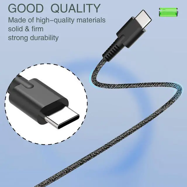 Alt view image 3 of 7 - New Slim 65W USB C Laptop Charger Compatible with HP Spectre x360, Envy, Chromebook, Elitebook x360, Pavilion, Elite x2 Travel Type C Power Cord AC Adapter