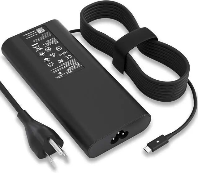 Main image of 130W USB C Laptop Charger Compatible with Dell PC XPS 15 17 9575 9500 9510 9520 9530 9700 9710 9720 9730, Precision 5470 5480 5550 5560 5530 5570 5750 5760 5770 3550 3560 3570 3571 2 in 1, Latitude
