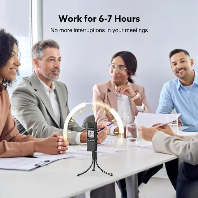 Alt view image 4 of 7 - 4K Law Enforcement Recorder with Audio and Video Recording, 128GB Compact Walkman Camera with 180° Swivel Lens, 6-Hour Battery and Night Vision, Wearable Camera for Pets, Home, Office, Security, Polic