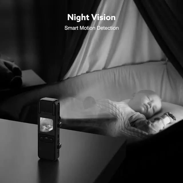 Alt view image 7 of 7 - 4K Law Enforcement Recorder with Audio and Video Recording, 128GB Compact Walkman Camera with 180° Swivel Lens, 6-Hour Battery and Night Vision, Wearable Camera for Pets, Home, Office, Security, Polic