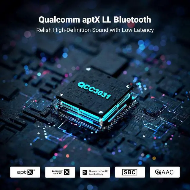 Alt view image 3 of 7 - P3 Tube Preamp Headphone Amplifier Home Audio Preamplifier Mini Vacuum Tube Preamp Receiver Supports Bluetooth aptX LL HD Bass and Treble Tone Control For Hi-Fi Stereo Active Speakers with RCA AUX Jac