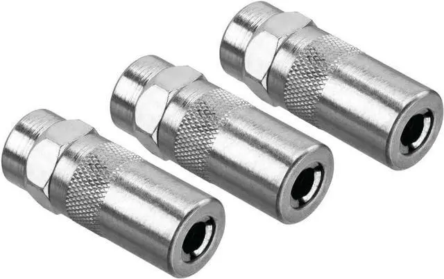 Alt view image 5 of 5 - Fuel gun coupler, heavy-duty, NPT, 1/8 inch, 3-piece set