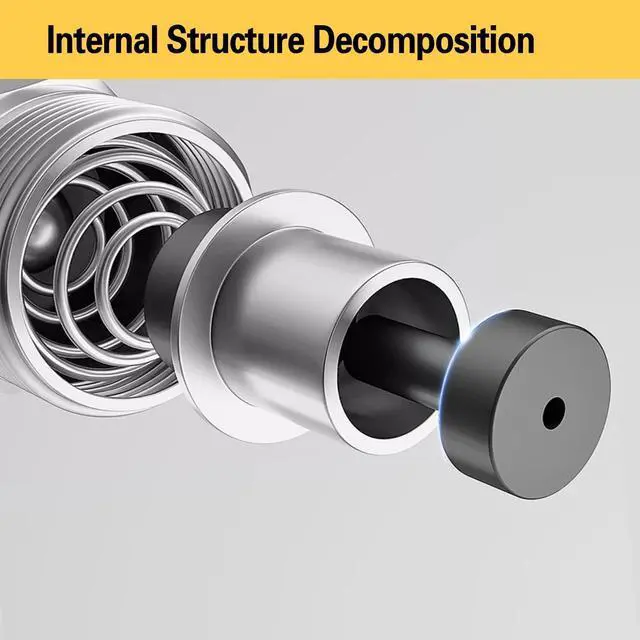 Alt view image 2 of 6 - Grease gun connectors, grease gun heads, heavy-duty grease connectors for handheld and most pneumatic grease guns, standard nozzles, NPT, 1/8 inch, 6 assemblies