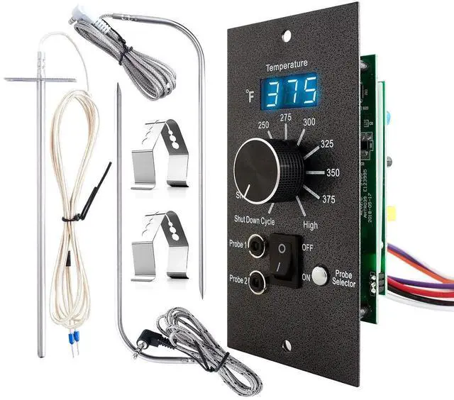 Main image of Digital Pro Controller for Traeger Grill Control Panel Replacement, Complete with Meat Probe and Thermostat Board Sensor