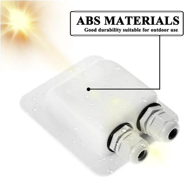 Alt view image 2 of 7 - Waterproof ABS solar dual-input socket, compatible with all cable types ranging from 2 mm² to 6 mm², suitable for solar projects in RVs, campers, boats, and more