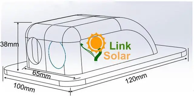 Alt view image 7 of 7 - Waterproof ABS solar dual-input socket, compatible with all cable types ranging from 2 mm² to 6 mm², suitable for solar projects in RVs, campers, boats, and more