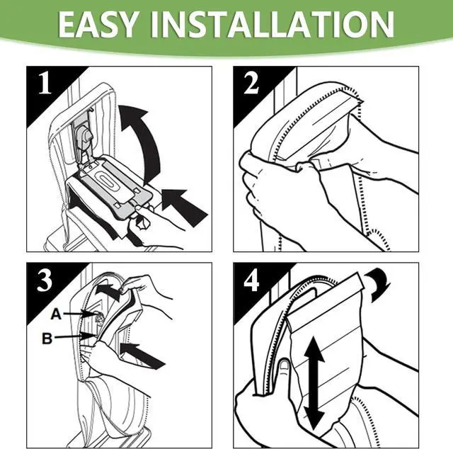 Alt view image 6 of 7 - Set of 8 vacuum cleaner replacement parts, compatible with Oreck Type CC, XL2, XL7, and XL21 upright vacuum cleaners, as well as all Oreck XL upright vacuum cleaners. Replacement parts #CCPK8DW, CCPK8
