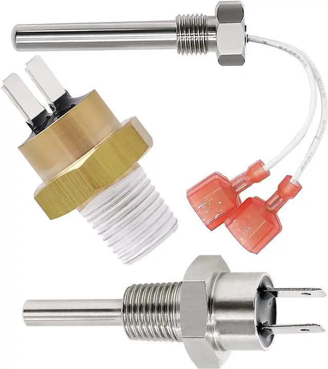 Main image of 42002-0024S Flue Gas Sensor, 42001-0063S Upper Limit Switch, and 42001-0053S Heater Thermistor for Spa Heart-Shaped Unit (Pentair Replacement)