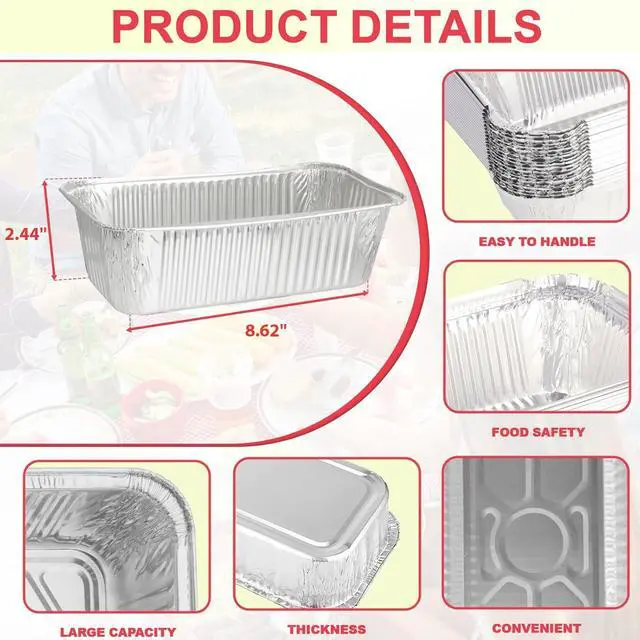 Alt view image 2 of 7 - Nexgrill Daytona 3/4-Burner Grill (Models 720-1058, 720-1115, 720-1057) Skillet Grease Cup Liners; Aluminum Grease Tray Replacement for Nexgrill Daytona 30-inch and 36-inch Flat-Top Griddles; 15-Piece