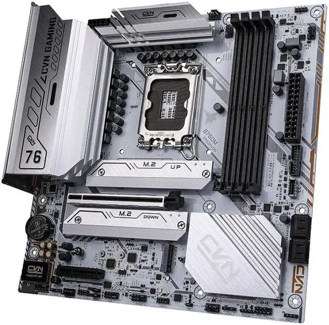 Alt view image 3 of 7 - Colorful B760M FROZEN D5 V20 Motherboard LGA 1700 Intel ITX Mainboard DDR5 6400MHz PCIE5.0 Support 13th Gen Intel Core