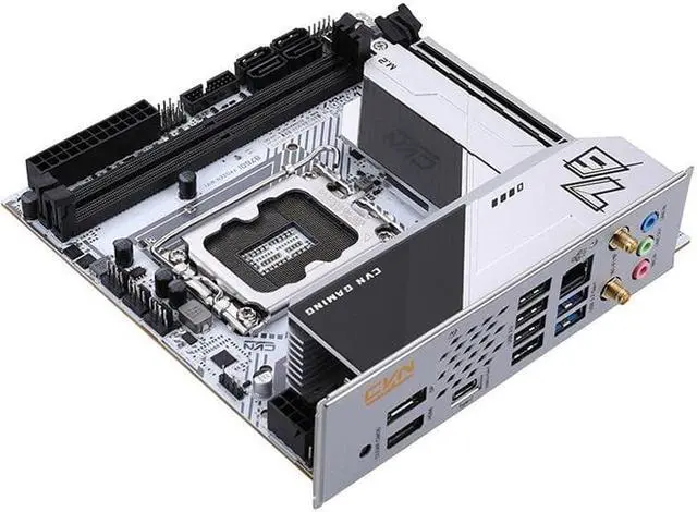 Alt view image 3 of 7 - Colorful B760I FROZEN V20 Motherboard LGA 1700 Intel ITX Mainboard DDR4 4800MHz PCIE5.0 Support 13th Gen Intel Core