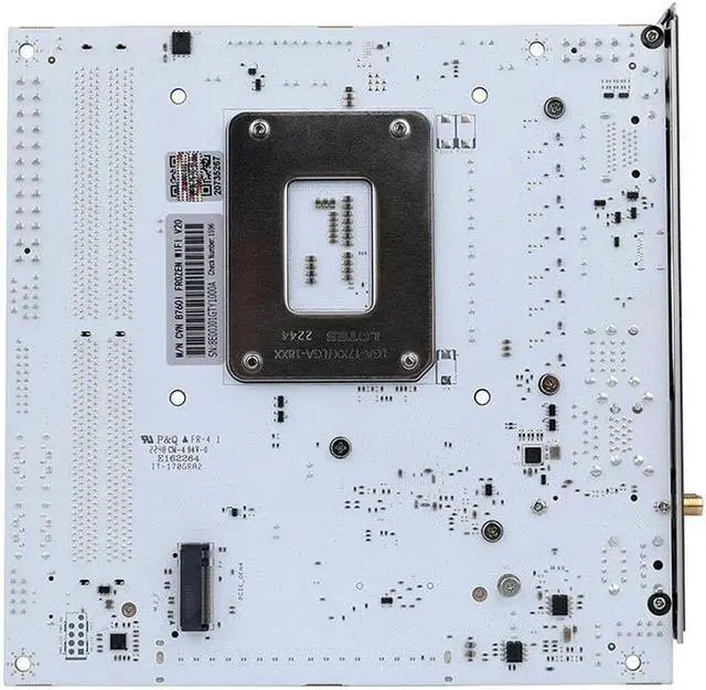 Alt view image 6 of 7 - Colorful B760I FROZEN V20 Motherboard LGA 1700 Intel ITX Mainboard DDR4 4800MHz PCIE5.0 Support 13th Gen Intel Core