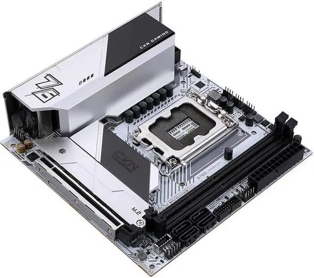 Alt view image 4 of 7 - Colorful B760I FROZEN V20 Motherboard LGA 1700 Intel ITX Mainboard DDR4 4800MHz PCIE5.0 Support 13th Gen Intel Core