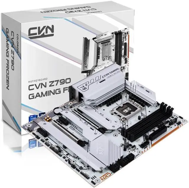 Alt view image 2 of 7 - Colorful CVN Z790 GAMING FROZEN V20 Motherboard LGA 1700 Intel ATX Mainboard DDR4 PCIE5.0 Support 13th Gen Intel Core