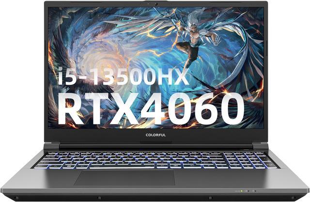 Colorful Gaming Laptop, Intel 13th Gen Core i5-13500HX, NVIDIA GeForce RTX  4060 Laptop, 15.6