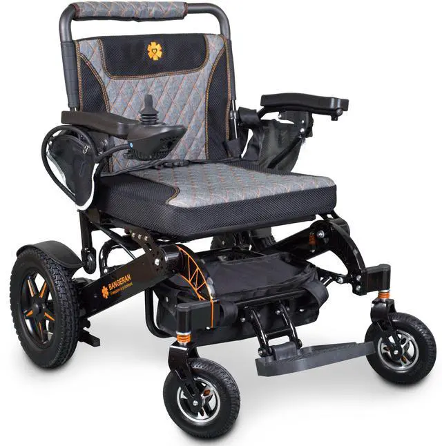 Main image of Mammoth Extra Reinforced Aircraft Grade Aluminum Alloy Frame Folding Electric Wheelchair by Bangeran