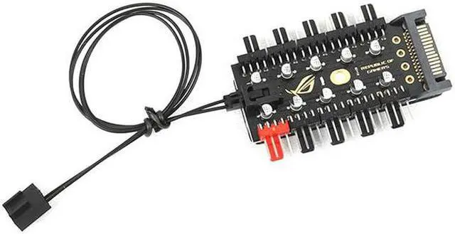 Main image of Motherboard 1 to 10pin fan 4 Pin PWM Cooler Fan HUB Splitter Extension 12V Power Supply Socket PC Speed Controller Adapter
Motherboard 1 to 10pin fan 4 Pin PWM Cooler Fan HUB Splitter Extension 12V P