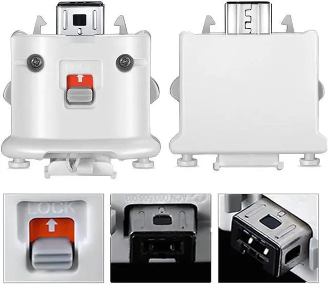 Alt view image 3 of 7 - Betrusami Wii Motion Plus Adapter,Tevodo 2 Pack Wii Motion Plus Attachment for Original Wii Remote Controller(White)