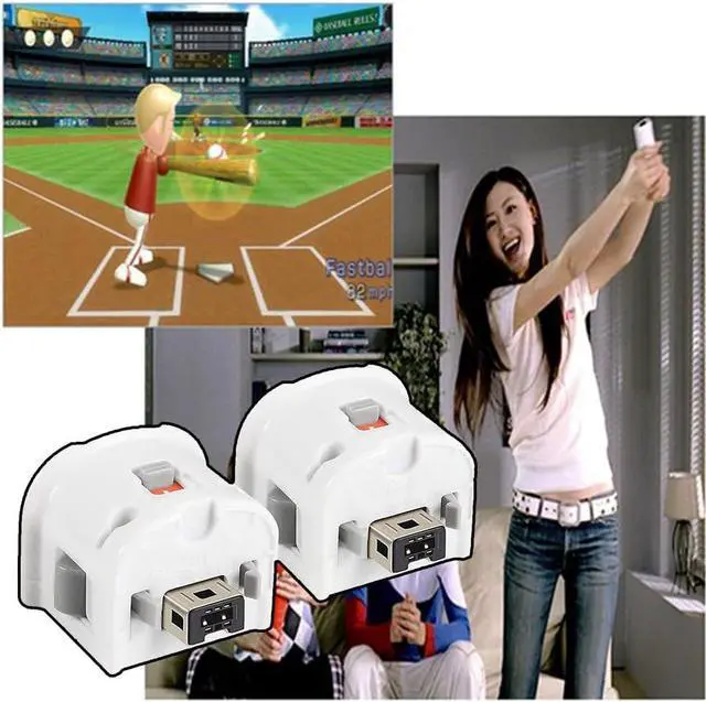 Alt view image 4 of 7 - Betrusami Wii Motion Plus Adapter,Tevodo 2 Pack Wii Motion Plus Attachment for Original Wii Remote Controller(White)