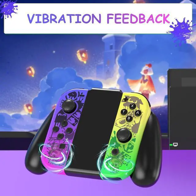 Alt view image 5 of 7 - Controller for Nintendo Switch, Switch Controllers Left and Right Support Vibration/6-Axis Gyroscope and Wake-up Function