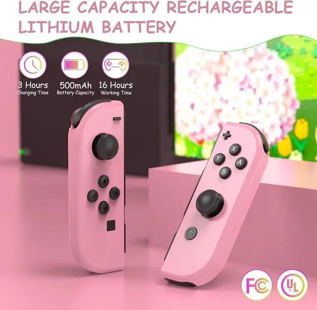 Alt view image 3 of 7 - Controller for Nintendo Switch, Replacement Wireless Switch/Lite/OLED Controllers Support Sports Dual Vibration/Wake-up/Motion Control