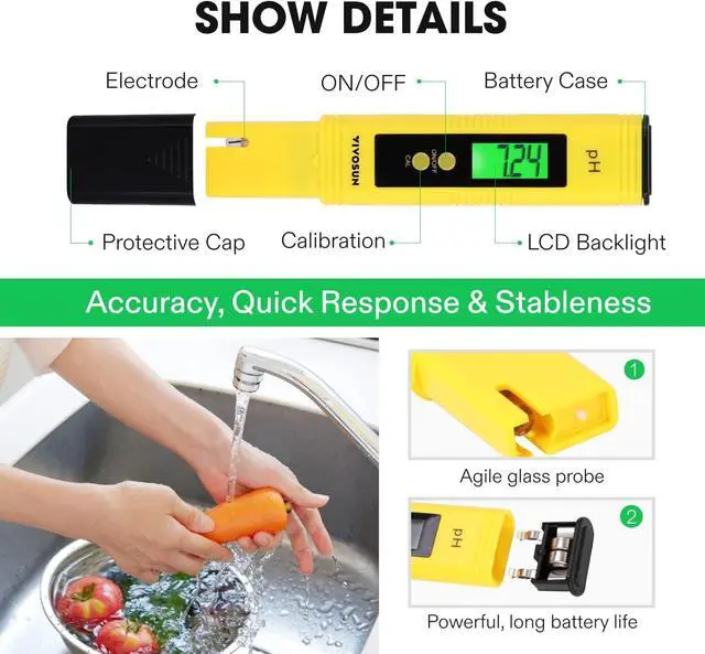 Alt view image 4 of 7 - PH Meter TDS Meter and Soil Tester Combo