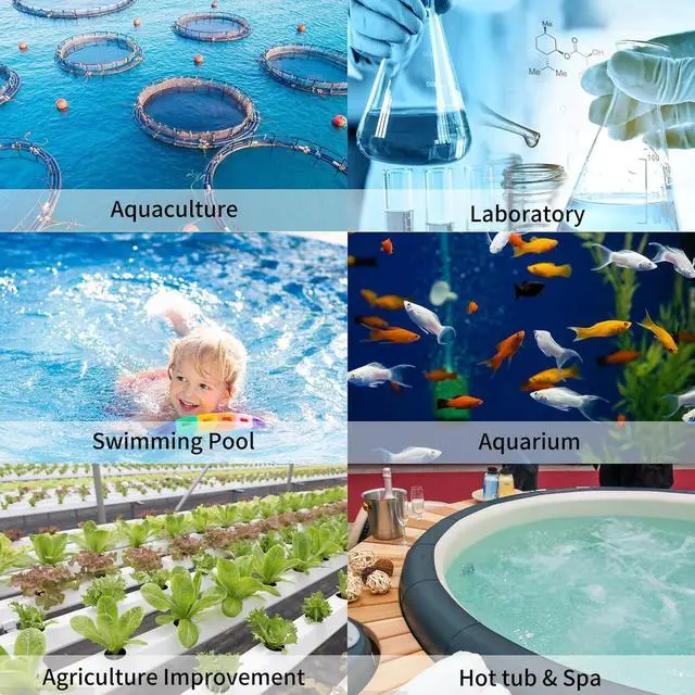 Alt view image 6 of 6 - Pool Salt Tester and pH Tester,  pH Meter & Salt Meter for Pool Saltwater, 5 in 1 Digital Salinity Tester for Saltwater Aquarium Sodium Chloride Swimming Pools Hot Tubs Spas, Range 0-200ppt