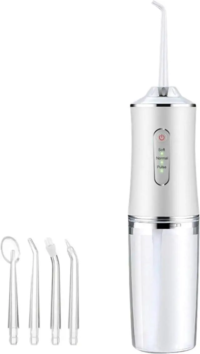 Main image of Water-Flosser-Teeth-Cleaner, Rechargeable - Waterproof, Portable Cordless Dental Oral Irrigator, Water flossers for Teeth, 3 Modes 4 Nozzles, for Home&Travel Sliver (sliver)
