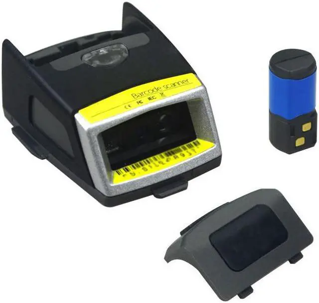 Alt view image 7 of 7 - IOS android widnows 10 system wearable blue-tooth scanner IP65 waterproof 2D scanner rugged barcode scanner