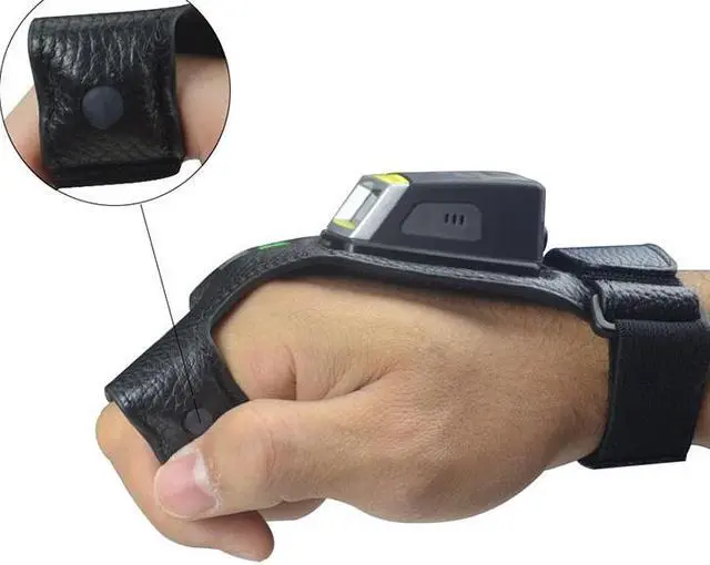 Alt view image 5 of 7 - IOS android widnows 10 system wearable blue-tooth scanner IP65 waterproof 2D scanner rugged barcode scanner