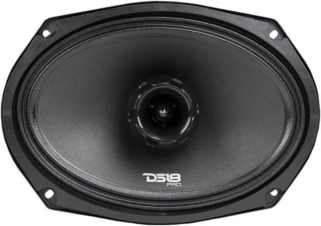 Main image of 6x9" 2 Way Midrange Speaker Built In Tweeter 550 Watts Max 4 ohm DS18 PRO-ZT69