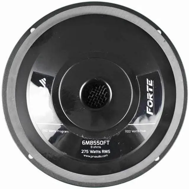 Alt view image 3 of 3 - PRV Audio 6" Mid Bass Loudspeaker 550 Watts Max Car Audio 8 Ohm 6MB550FT Single