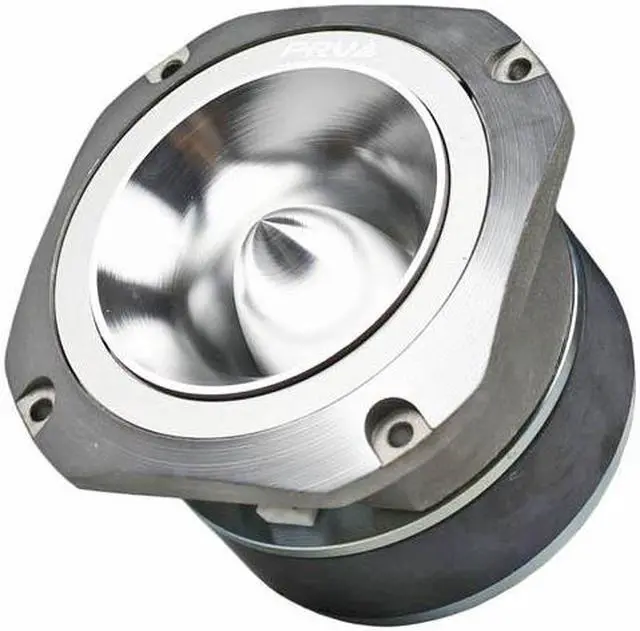 Alt view image 3 of 6 - prv audio tw700ticr titanium 4" chrome bullet super tweeter 8 ohms 1.5" vc pro audio high frequency driver 107db 120 watts rms  builtin polyester capacitor