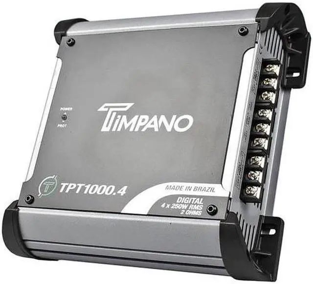 Main image of Timpano Digital Full Range Amplifier 4 x 250 Watts RMS 2 Ohm Car Audio TPT1000.4