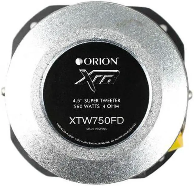 Alt view image 6 of 7 - Orion XTW750FD  Super Bullet Tweeter Speaker