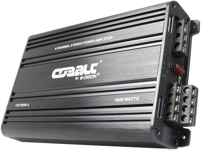 Alt view image 6 of 8 - ORION CBT2000.4 Orion Cobalt 4 Channel Amplifier 2000 Watts Max