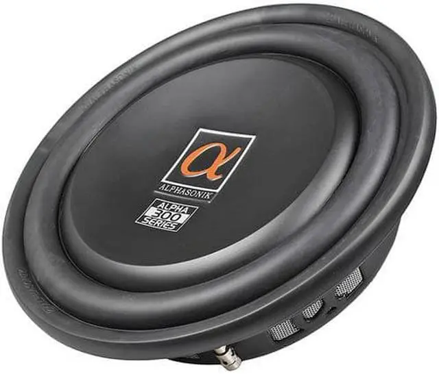 Alt view image 2 of 8 - Alphasonik TSW312 Treis 300 Series 12" 1500 Watts Single 4-Ohm Car Subwoofer (Each)