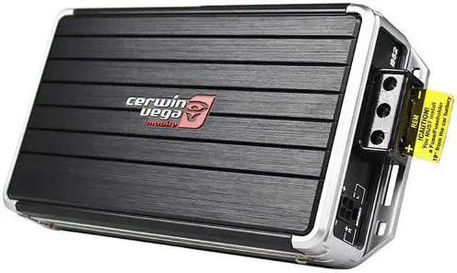 Alt view image 8 of 10 - Cerwin-Vega Mobile B52 Stealth Bomber Class D Amp (B52, 2 Channels, 1,000 Watts)