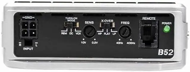 Alt view image 9 of 10 - Cerwin-Vega Mobile B52 Stealth Bomber Class D Amp (B52, 2 Channels, 1,000 Watts)