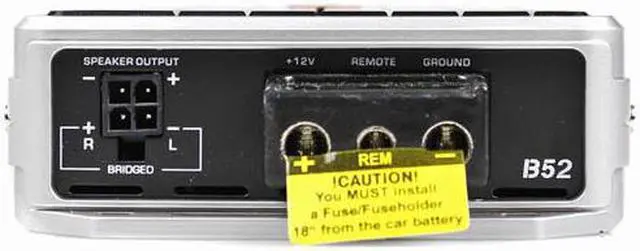 Alt view image 10 of 10 - Cerwin-Vega Mobile B52 Stealth Bomber Class D Amp (B52, 2 Channels, 1,000 Watts)