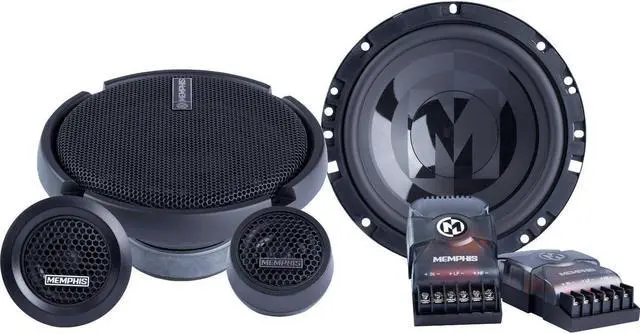 Main image of Memphis Audio PRX60C 6.5" Component Speaker System Set w/ 1" Tweeters 100W Max