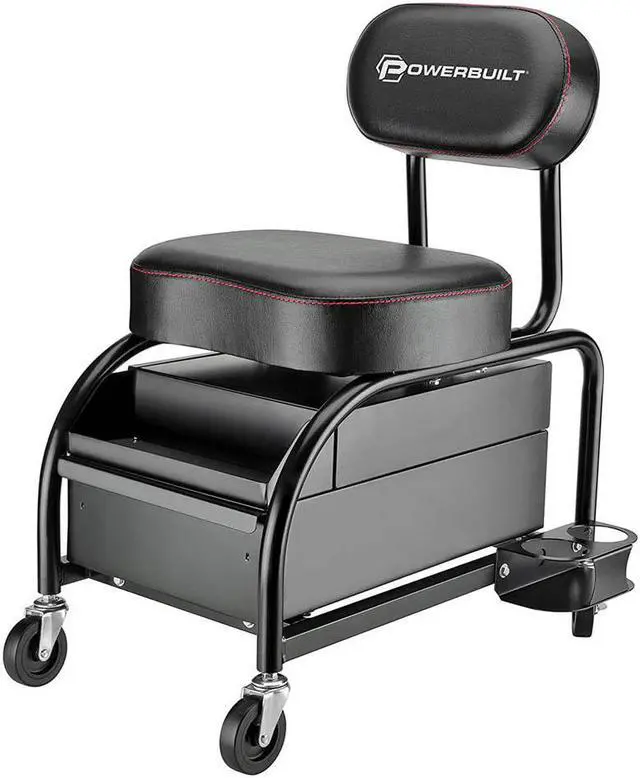 Alt view image 6 of 15 - Powerbuilt Professional Detailer Roller Seat - 240299