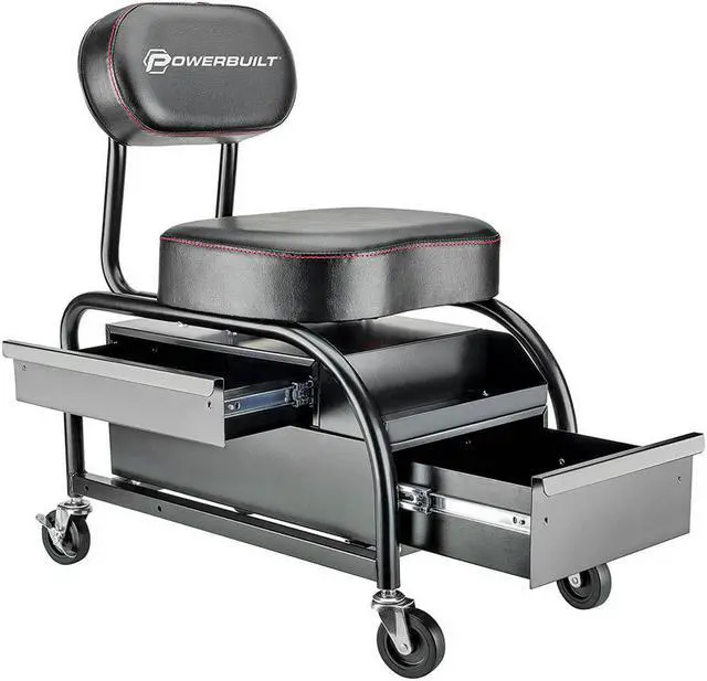 Alt view image 7 of 15 - Powerbuilt Professional Detailer Roller Seat - 240299