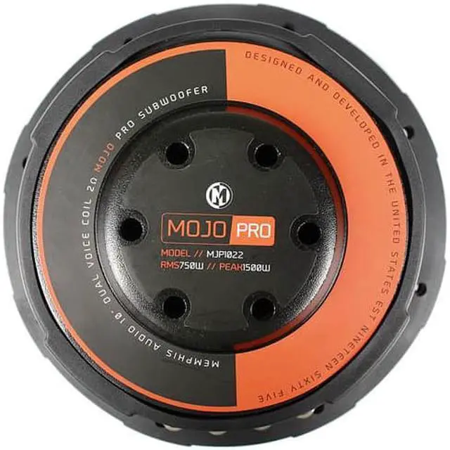 Alt view image 5 of 5 - Memphis Audio MJP1022 Pro Series 10 Component Subwoofer